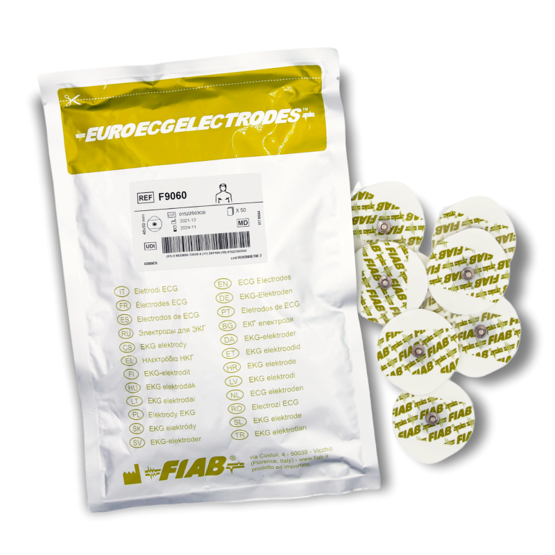 Elettrodi monouso Fiab 9060, busta da 50 elettrodi