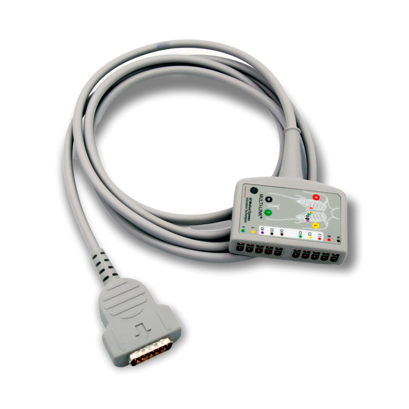 Cavo ECG Multi-Link 10-Cavetti, IEC, 2.5m, per MAC
